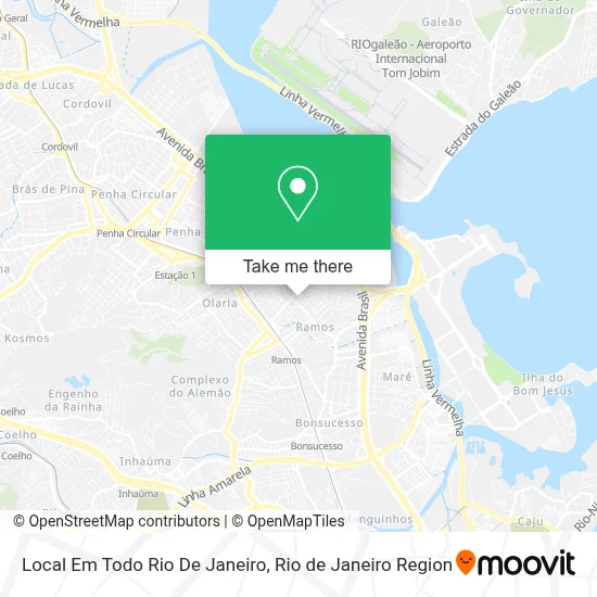 Local Em Todo Rio De Janeiro map