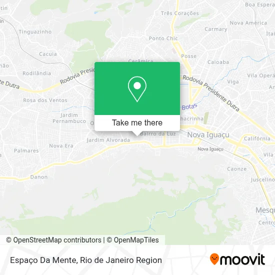 Espaço Da Mente map