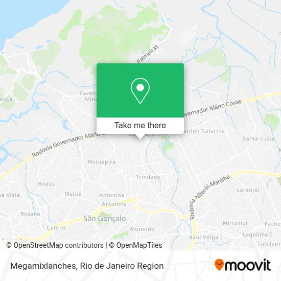 Megamixlanches map