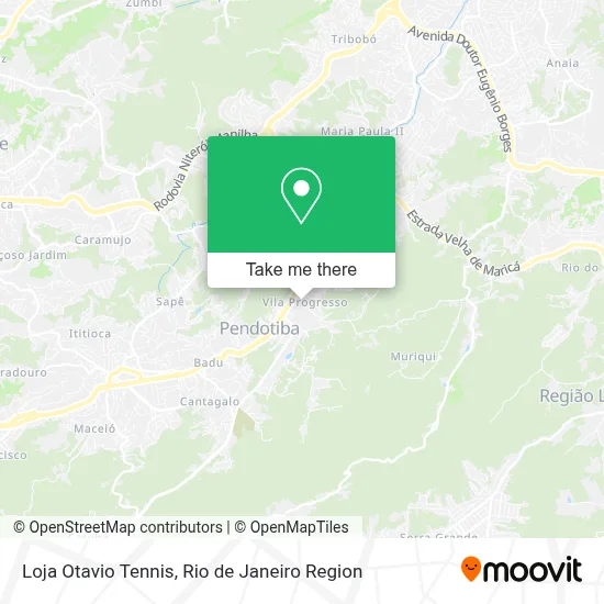 Loja Otavio Tennis map