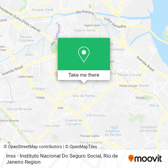 Inss - Instituto Nacional Do Seguro Social map