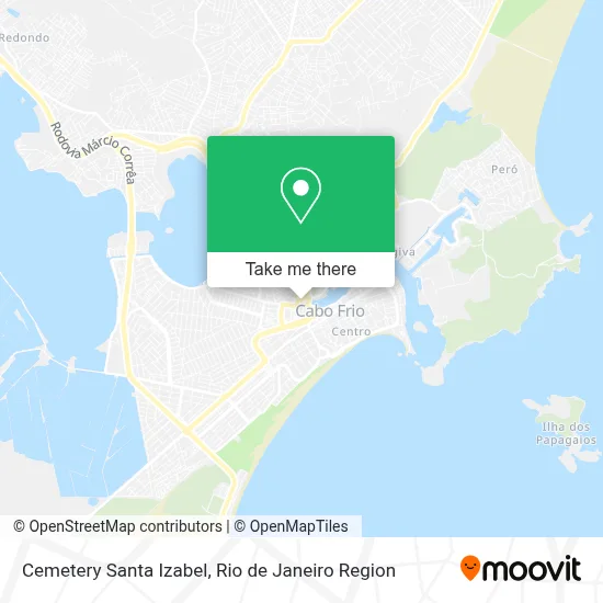 Cemetery Santa Izabel map