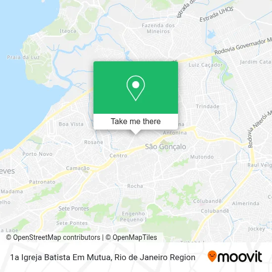 1a Igreja Batista Em Mutua map