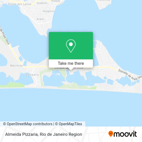 Almeida Pizzaria map