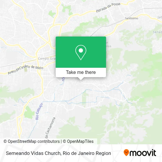 Semeando Vidas Church map