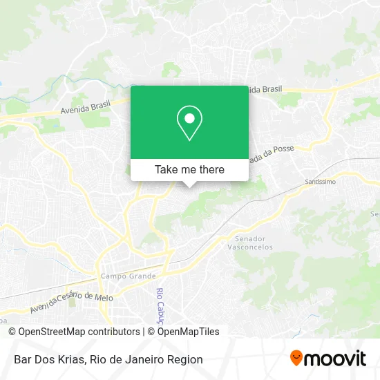 Bar Dos Krias map