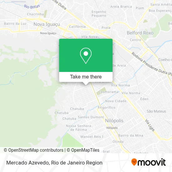Mercado Azevedo map