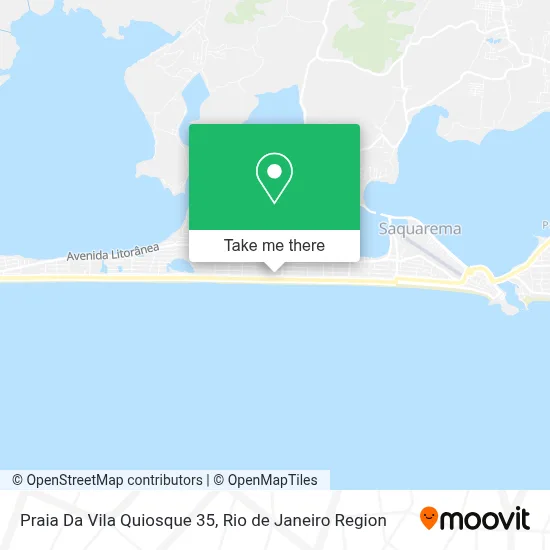 Praia Da Vila Quiosque 35 map