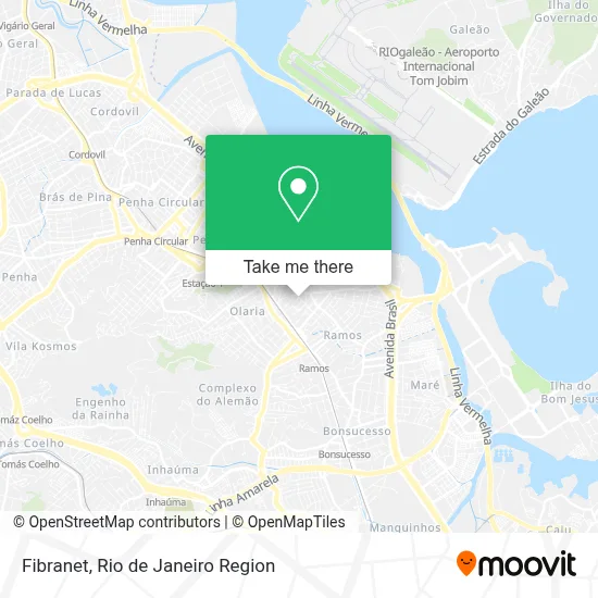 Fibranet map