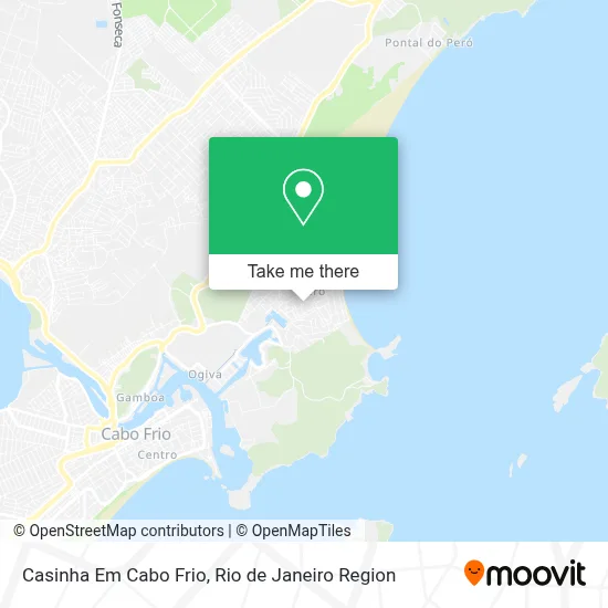 Casinha Em Cabo Frio map