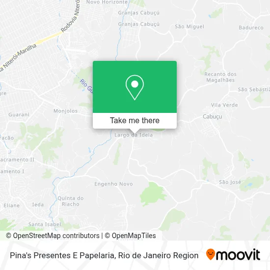 Pina's Presentes E Papelaria map