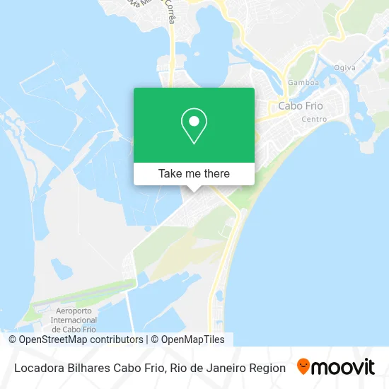 Locadora Bilhares Cabo Frio map
