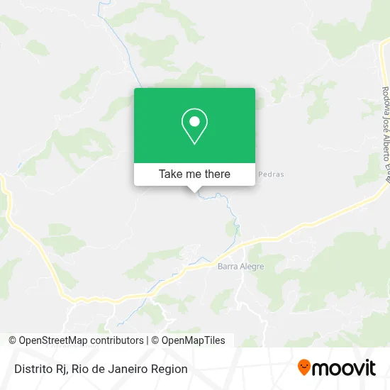 Distrito Rj map