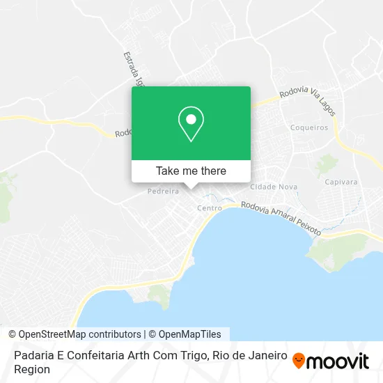Padaria E Confeitaria Arth Com Trigo map