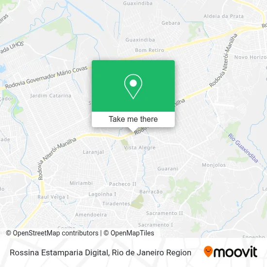 Rossina Estamparia Digital map