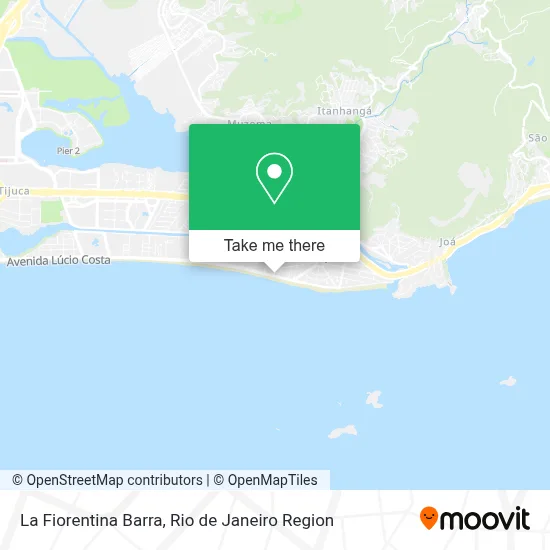 La Fiorentina Barra map