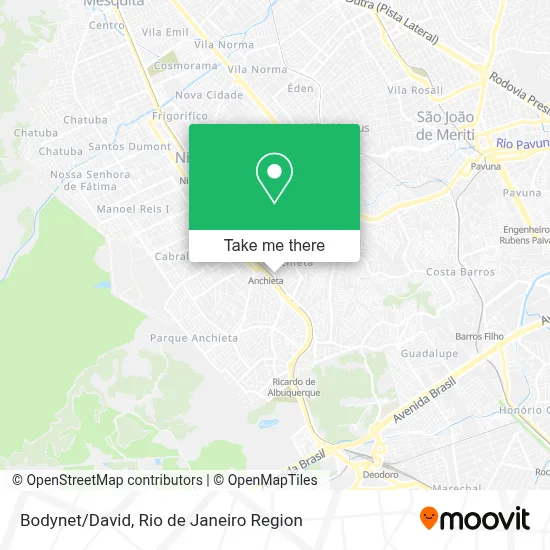 Bodynet/David map