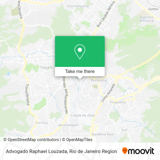 Advogado Raphael Louzada map