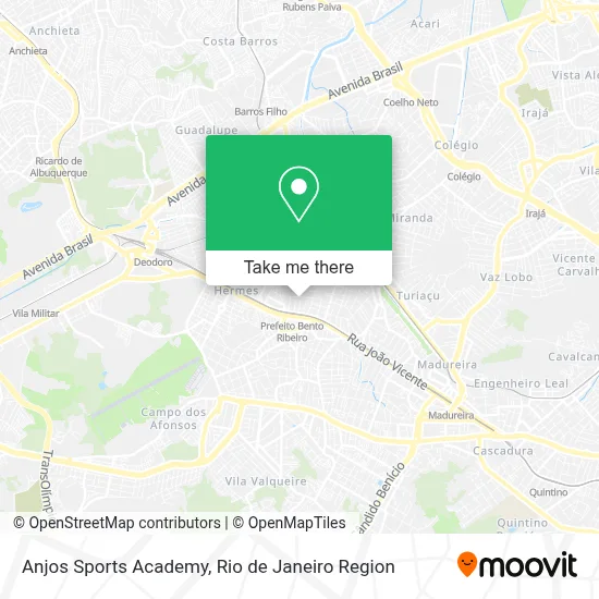 Anjos Sports Academy map
