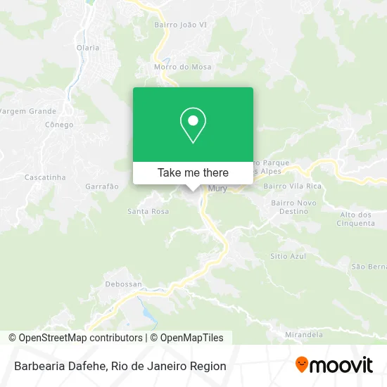 Barbearia Dafehe map