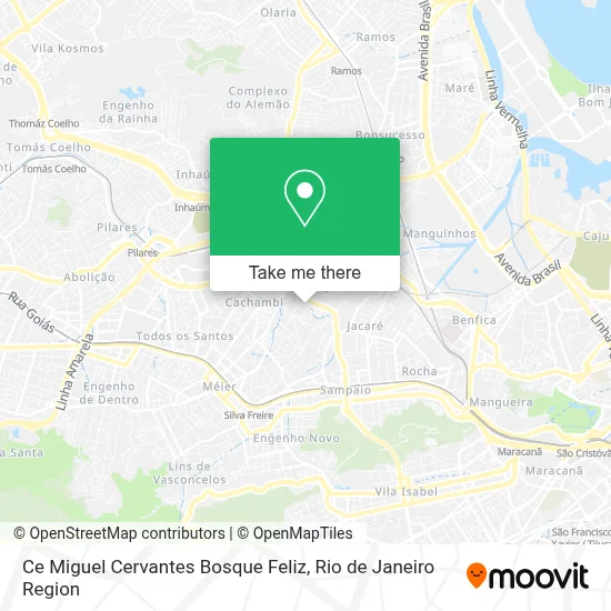 Ce Miguel Cervantes Bosque Feliz map