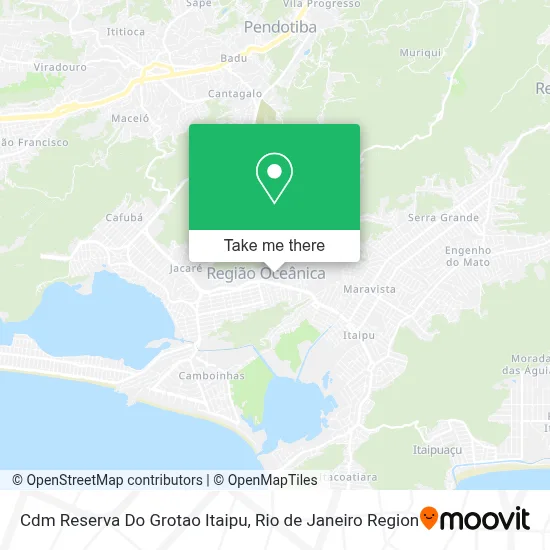 Cdm Reserva Do Grotao Itaipu map