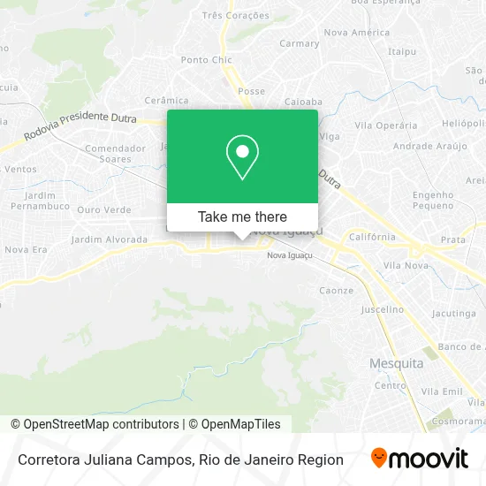 Corretora Juliana Campos map