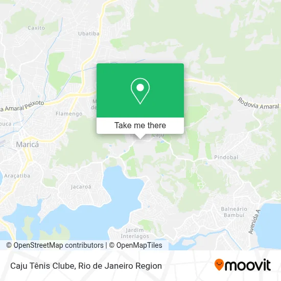 Caju Tênis Clube map