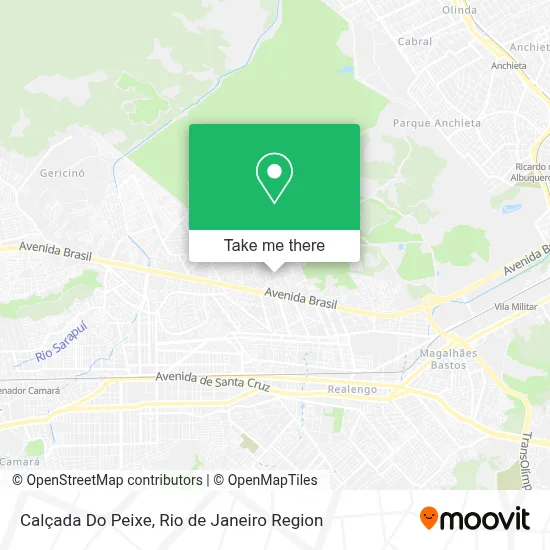 Calçada Do Peixe map