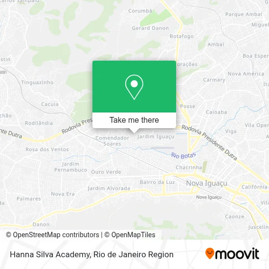 Hanna Silva Academy map