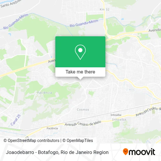 Joaodebarro - Botafogo map