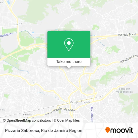 Pizzaria Saborosa map