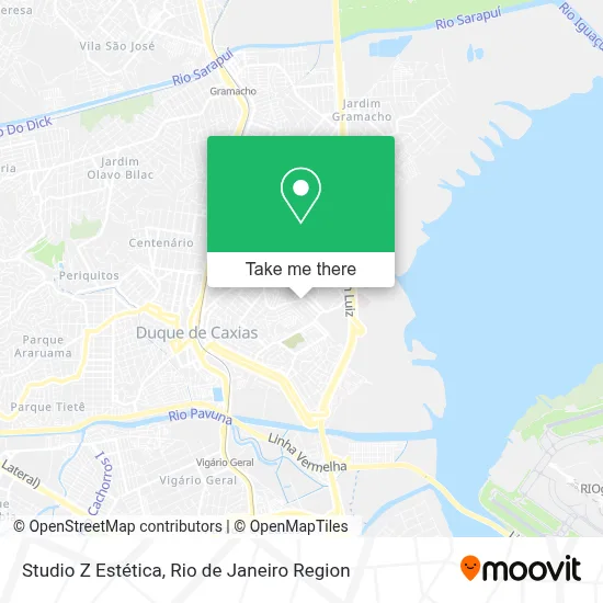 Studio Z Estética map