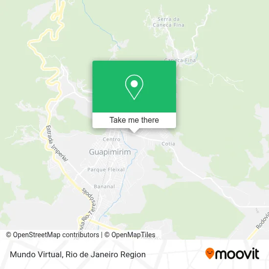Mundo Virtual map