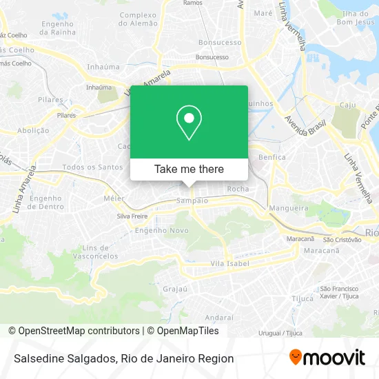Salsedine Salgados map