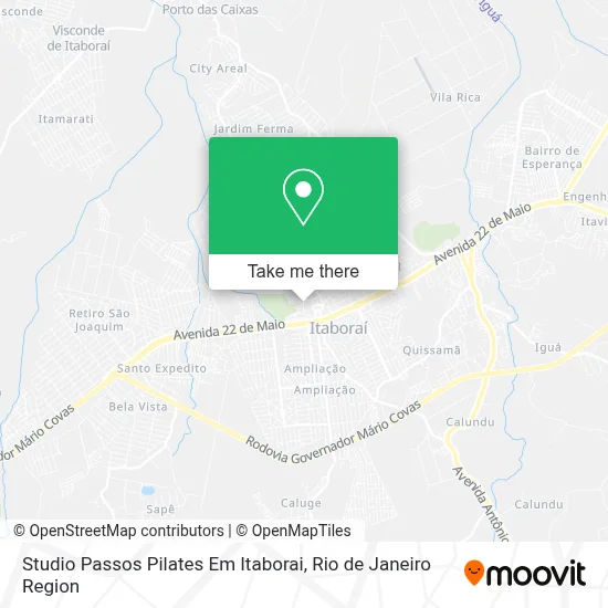 Studio Passos Pilates Em Itaborai map