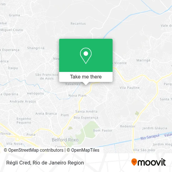 Régli Cred map