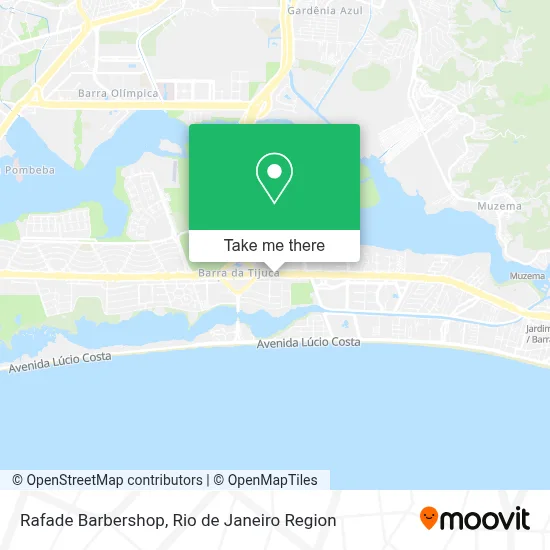 Rafade Barbershop map