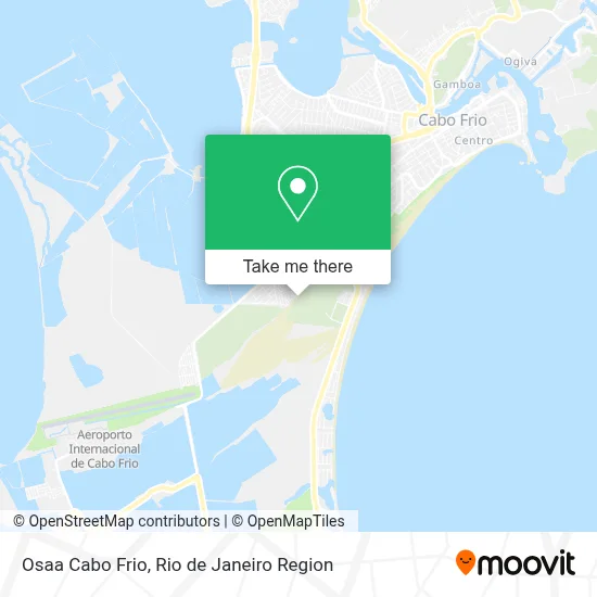 Osaa Cabo Frio map