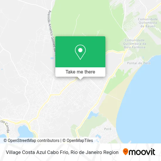 Village Costa Azul Cabo Frio map