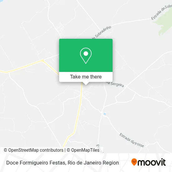 Doce Formigueiro Festas map
