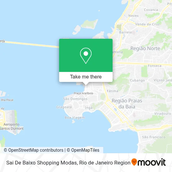 Sai De Baixo Shopping Modas map