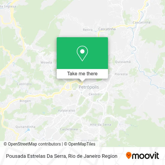 Pousada Estrelas Da Serra map