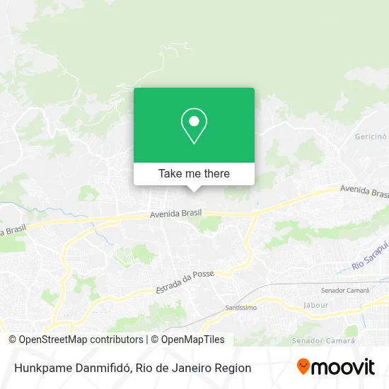 Hunkpame Danmifidó map