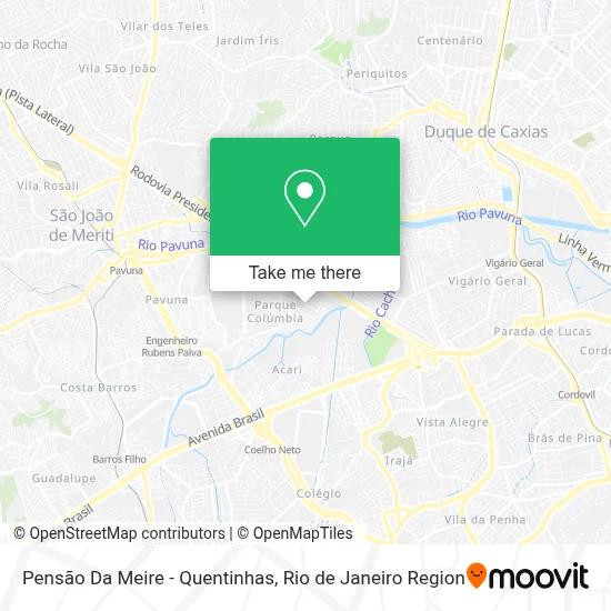 Pensão Da Meire - Quentinhas map