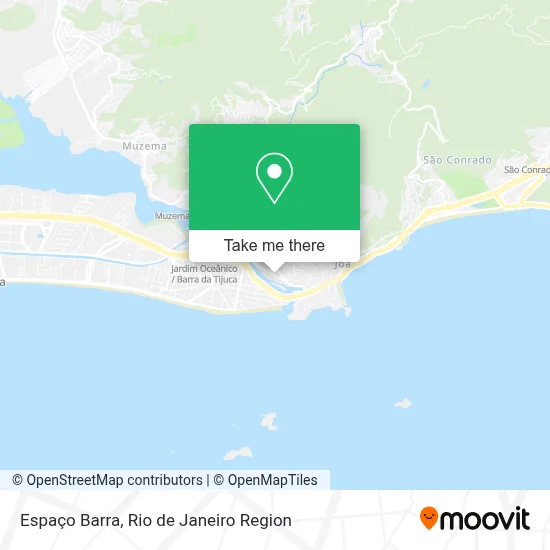 Espaço Barra map