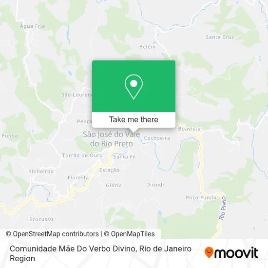 Comunidade Mãe Do Verbo Divino map