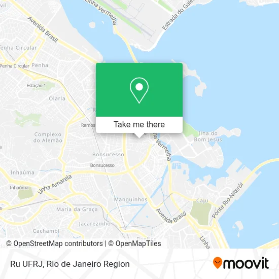 Ru UFRJ map