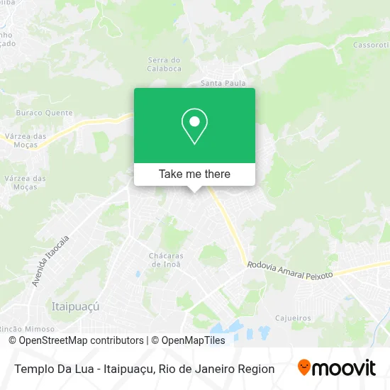 Templo Da Lua - Itaipuaçu map