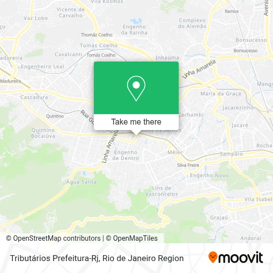 Tributários Prefeitura-Rj map